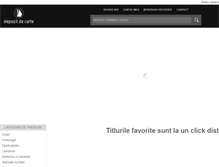Tablet Screenshot of depozitdecarte.ro